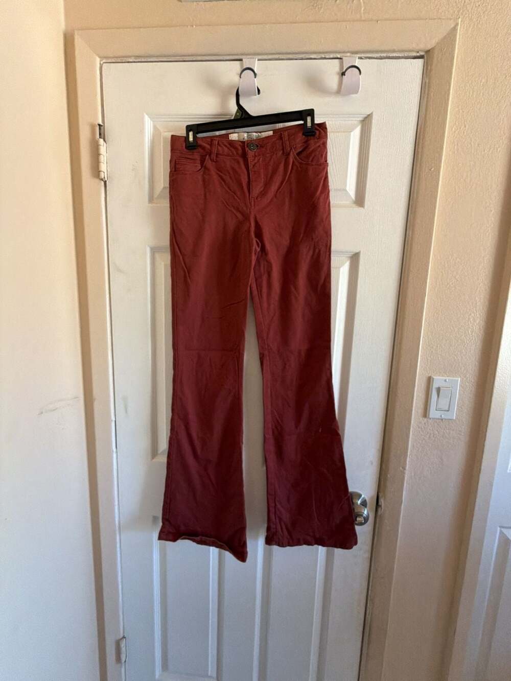 Le Chateau Red Flare Pants HOM1286-L